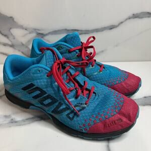 INOV-8 | Unisex Blue Magenta Minimal Crossfit F-Lite 195 Shoes M Sz 7.5 W Sz 9